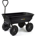 Gorilla Carts GOR200B Poly Garden Dump Cart