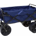 Mac Sports Heavy Duty Collapsible Folding All Terrain Utility Beach Wagon Cart